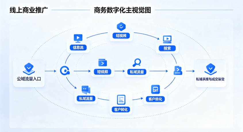 潞西市线上商业推广怎么做？全域流量闭环搭建与低成本转化实战指南